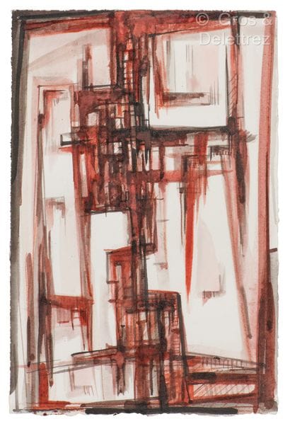 Mary BAIRD-SMITH (1972) 
Lavis de sanguine...