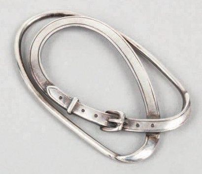 HERMES Paris
Pince à billet en argent figurant...