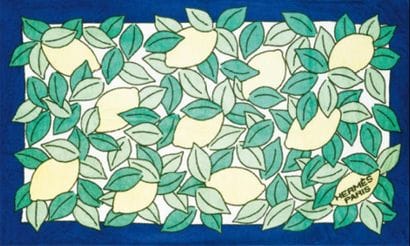 HERMES Paris
Drap de plage en coton éponge...