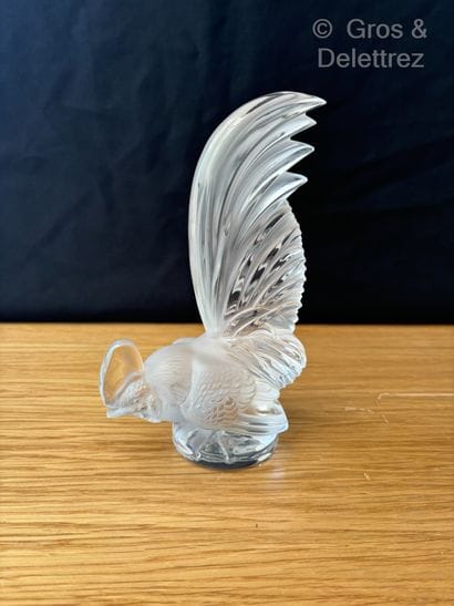 LALIQUE FRANCE d’après René LALIQUE (1860-1945)
Coq...