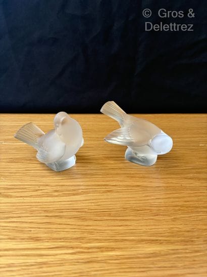 LALIQUE FRANCE d’après René LALIQUE (1860-1945)
Moineau...