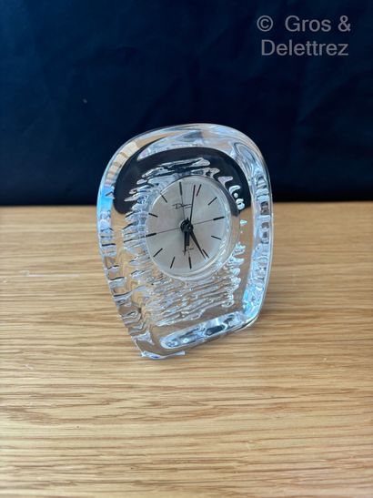 DAUM FRANCE
Pendulette de table de forme...