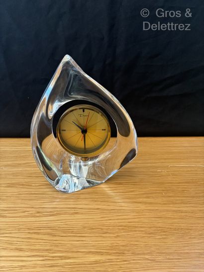 DAUM FRANCE
Pendulette de table de forme...