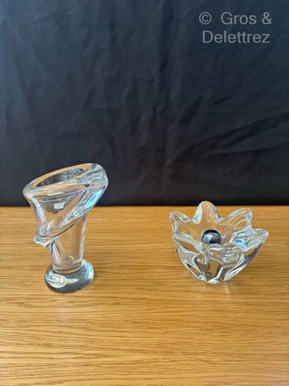 BACCARAT 
Cendrier vide-poche en cristal...
