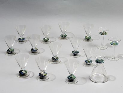 HERMES Paris
*Un service de douze verres...