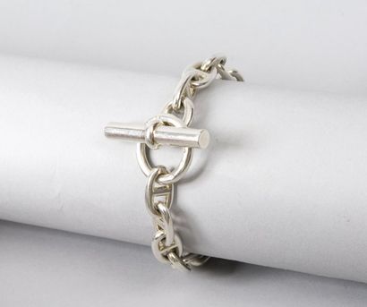 HERMES Paris
*Bracelet en argent chaîne ...