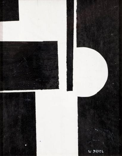 Walter DEXEL (1890 - 1973)
Composition blanche...