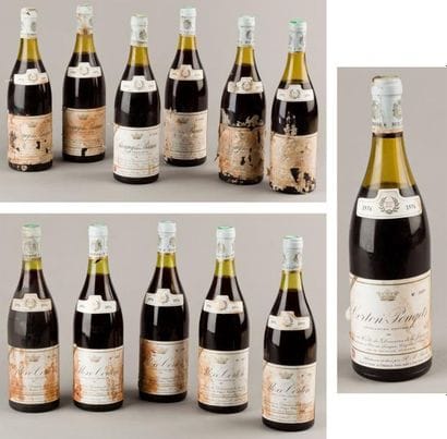 Ensemble de 12 Bouteilles 6 Bouteilles SAVIGNY-LES-BEAUNE...