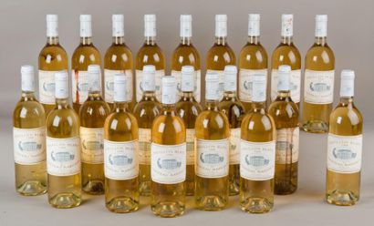9 Bouteilles PAVILLON BLANC DU CH. MARGAUX,...