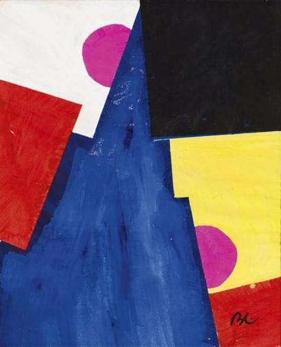 Boris LACROIX (1902 - 1984)
Composition géométrique...