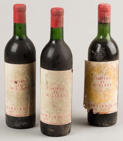 4 Bouteilles CH. DE MILLERY, St-Emilion [3...