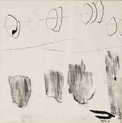 Marie TOYEN (1902 - 1980)
Composition Plume...