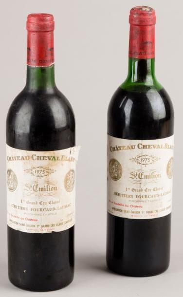 2 Bouteilles CH. CHEVAL-BLANC, 1° Grand Cru...