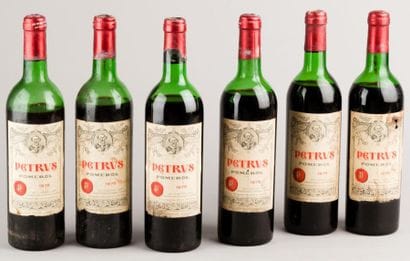 2 Bouteilles PETRUS, Pomerol 1975 (GV)
