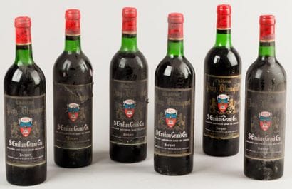 6 Bouteilles CH. PUY BLANQUET, St-Emilion...