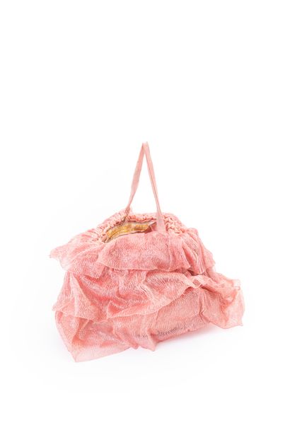 Jeanne LANVIN circa 1930 - Bourse en crêpe...