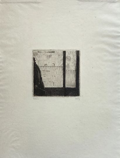 Jean-Emile LABOUREUR (1877–1943)
The Shopkeepers.
Etching.
Signed...