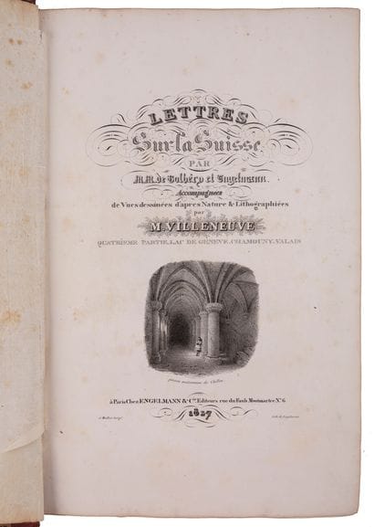 GOLBERY, Philippe de. VILLENEUVE. SAZERAC.

Letters...
