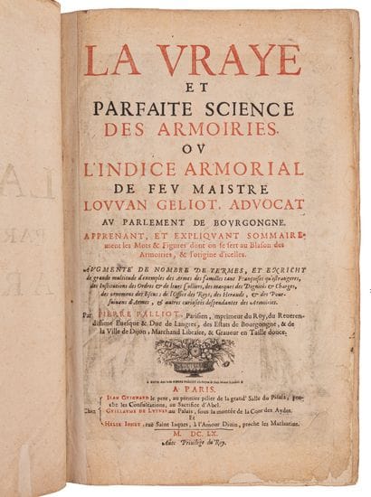 PALLIOT, Pierre.

The True and Perfect Science...