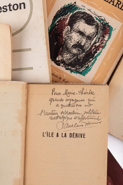 [20TH-CENTURY LITERATURE. AUTHOR'S DEDICATIONS].

LARGE...
