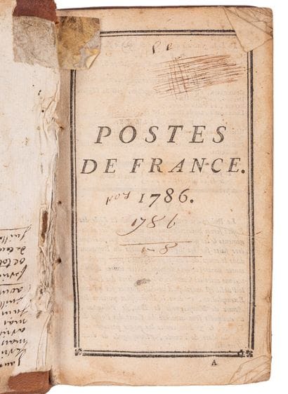 [GENERAL LISTS OF POSTS - 18th Century].

Set...