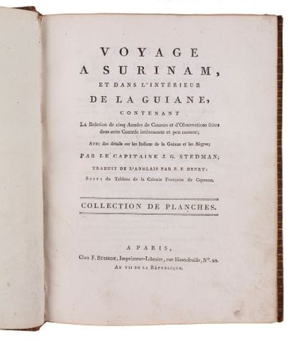 STEDMAN, John Gabriel. HENRY, P. F.

Journey...