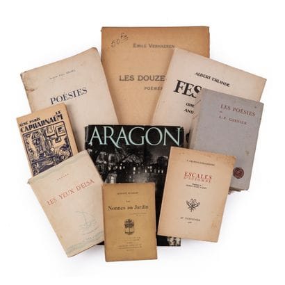 [MODERN POETRY. DEDICATIONS].

SET of 9 volumes,...