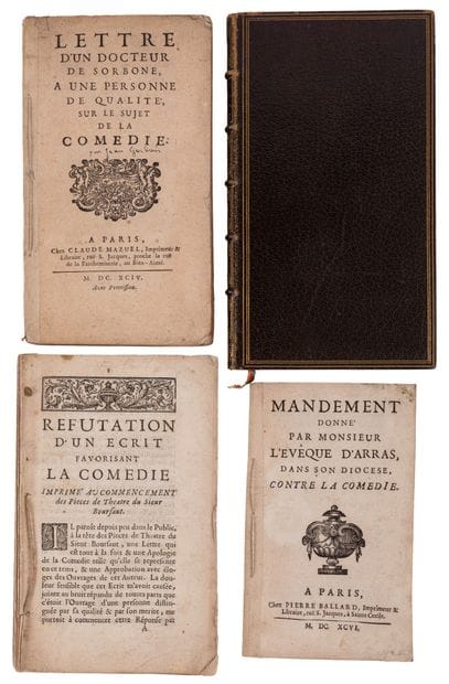 [COMEDY. 17th century. THEATER CONTROVERSY].

[Four...