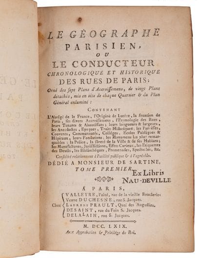 [PARIS UNDER THE ANCIEN RÉGIME].

SET of...