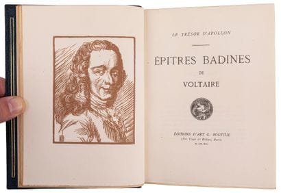 BOOKBOUND VOLUMES SIGNED BY POVIE.

Set of...