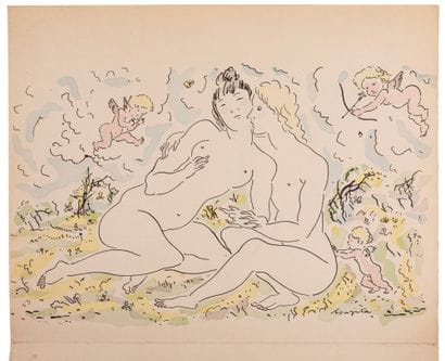 FOUJITA. BRINDEJOINT-OFFENBACH, Jacques.

The...