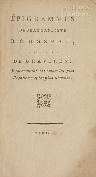 [ROUSSEAU, Jean-Baptiste].

Epigrams illustrated...