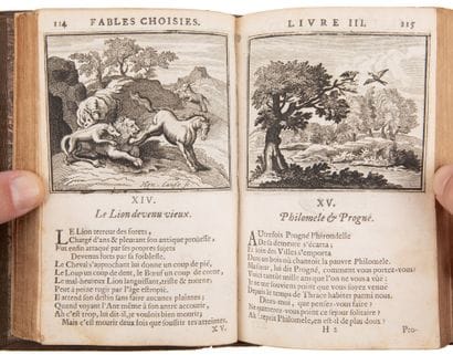 LA FONTAINE, Jean de.

[Two editions of the...