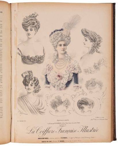 Illustrated French Hairstyles.

Paris, 1899–1906.
93...