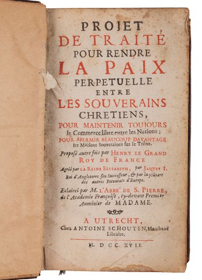 CASTEL de SAINT-PIERRE, Ch.-Irénée, Abbot...