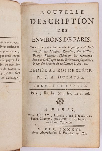 [PARIS UNDER THE ANCIEN RÉGIME].

SET of...