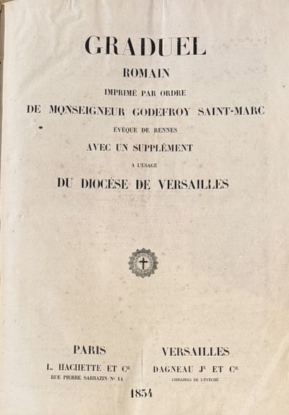 [ANTIPHONARY].

Roman Gradual printed by...