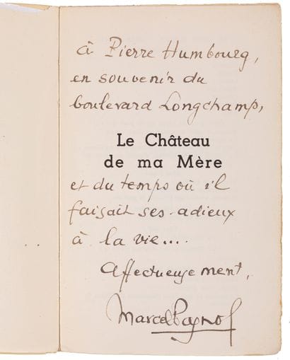 Marcel PAGNOL.

Childhood Memories.

Monte...