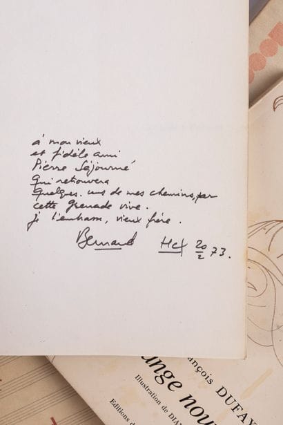 [SIGNED COPIES TO Pierre SEJOURNE].

MODERN...