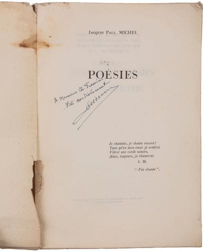 [MODERN POETRY. DEDICATIONS].

SET of 9 volumes,...
