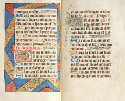 BOOK OF HOURS.

[ROME USUAGE, with a calendar;...