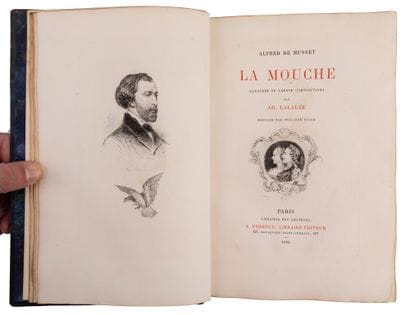 MUSSET, Alfred de. LALAUZE, Adophe.

La Mouche.

Paris,...