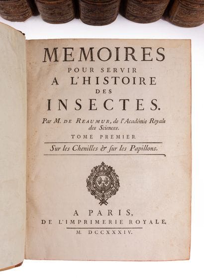 REAUMUR, René-Antoine Ferchault de.

Memoirs...