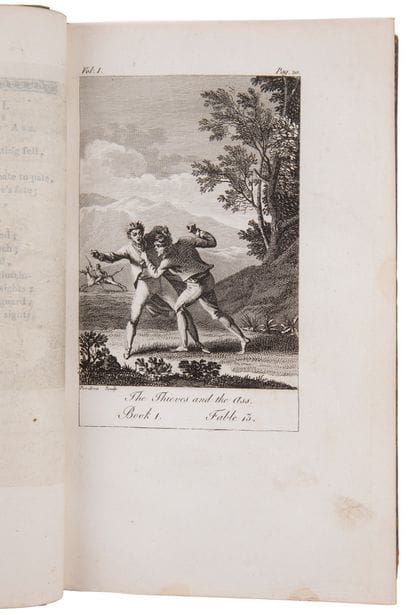 LA FONTAINE, Jean de.

[Two editions of the...