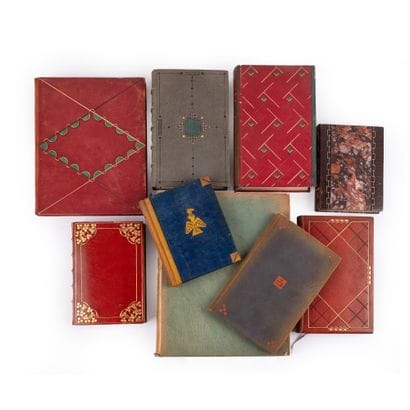 [ARTS DECO-STYLE BOOKBOUNDINGS].

LOT of...