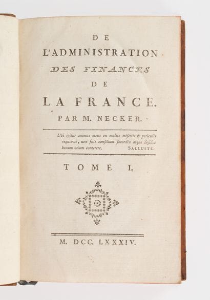 NECKER. VASSELIN.

[HISTORY AND JUSTICE....