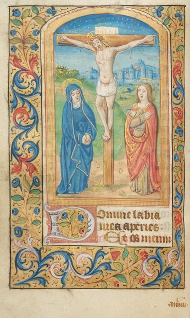 BOOK OF HOURS.

[ROME USUAGE, with a calendar;...