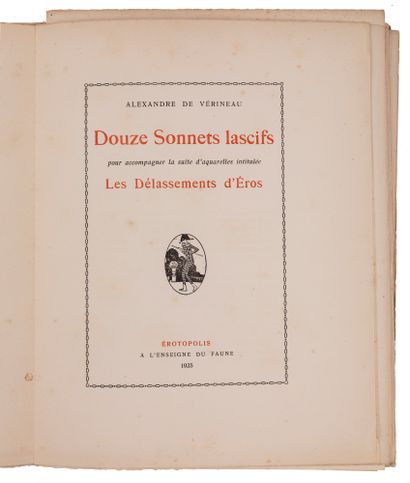 [WEGENER]. VERINEAU, Alexandre de [PERCEAU,...