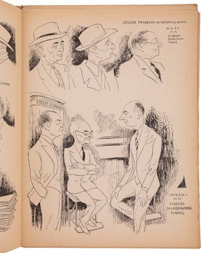 [CARTOONS and DRAWINGS].

LOT of 

-ZOLA....