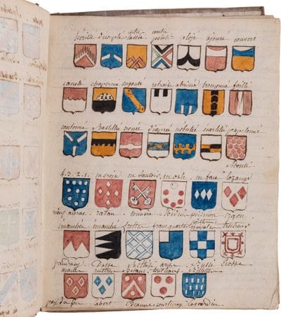 MANUSCRIPT 17th–18th Centuries

[Heraldry...